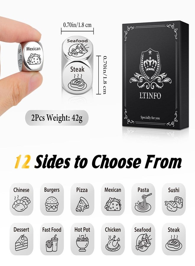 LTINFO Valentines Day Gifts for Him Her, Date Night Food Dice, Anniversary Valentines Day Gifts for Him/Her, Gifts for Men/Women/Boyfriend/Girlfriend - Image 3